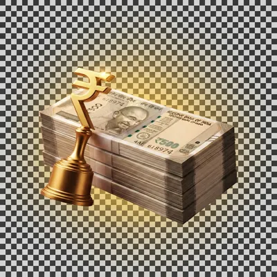 Cash prize trophy